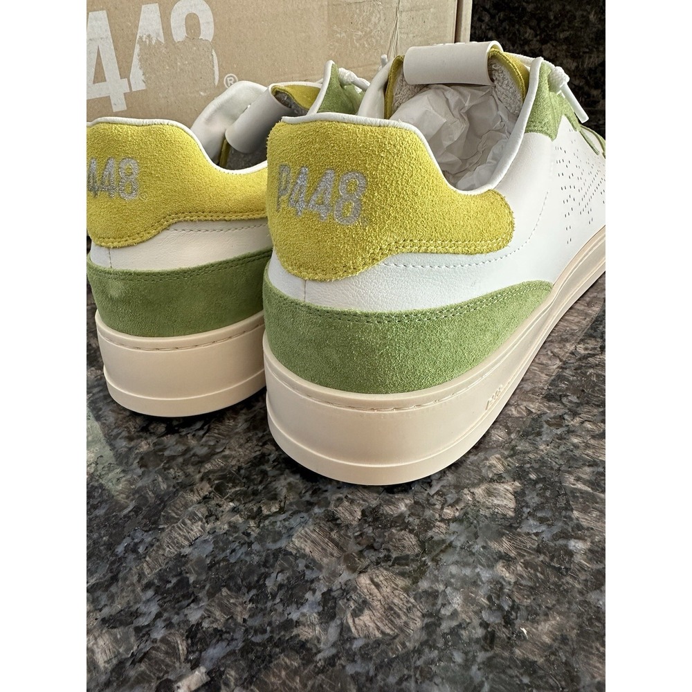 P448 Bali Way Sneakers EU 47, Men's 13-13.5. NWB Retail $325 Italy Made Leather - Picture 7 of 16